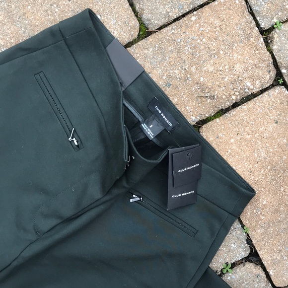 Club Monaco Aveena Pant in evergreen - Picture 6 of 6